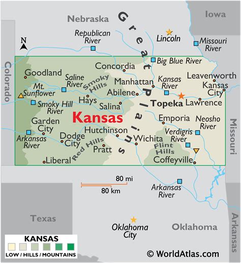 Kansas Maps & Facts